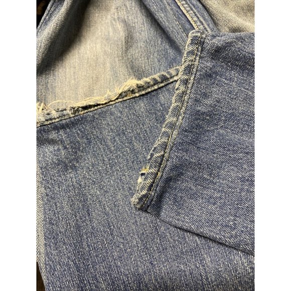 Diesel Industry Zhavee Mens 33x29 Blue Denim Jeans Button Fly Straight Leg - Picture 11 of 11